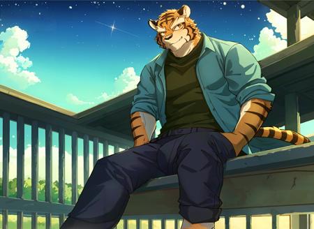 01227-688473555-bara, furry, furry_male,male focus,muscular male, orange eyes,tiger furry,tiger ears, 1boy, solo,looking at viewer, ,grant,_ dai.png